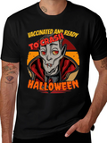 Vaccinated & Ready To Crash Halloween T-Shirt product image 1
