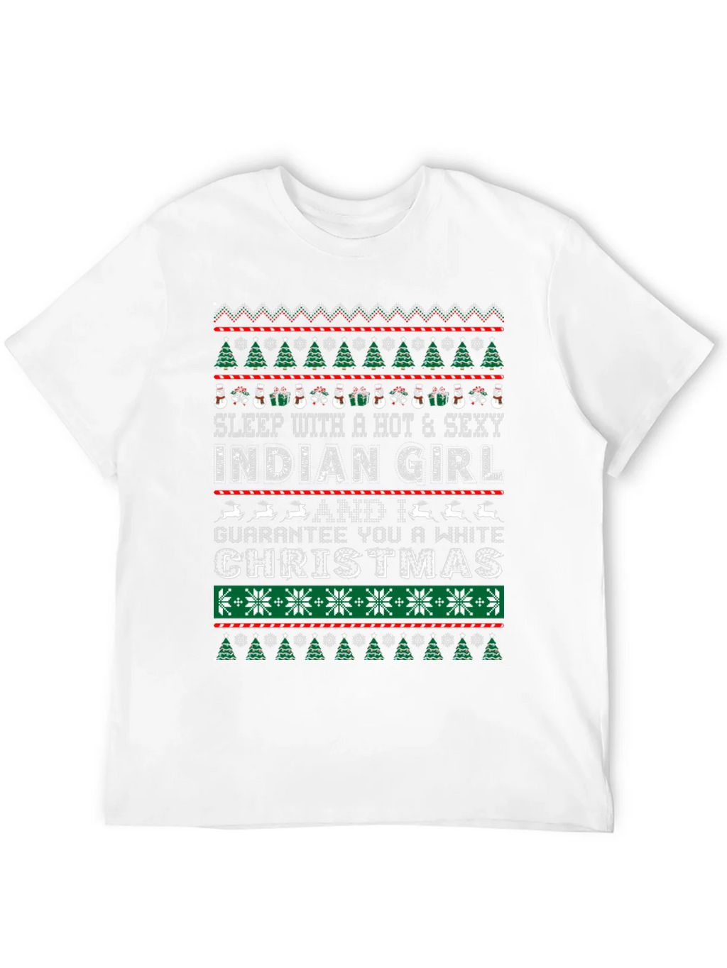 Hot & Sexy Indian Girl Ugly Christmas Sweater T-Shirt product image 3