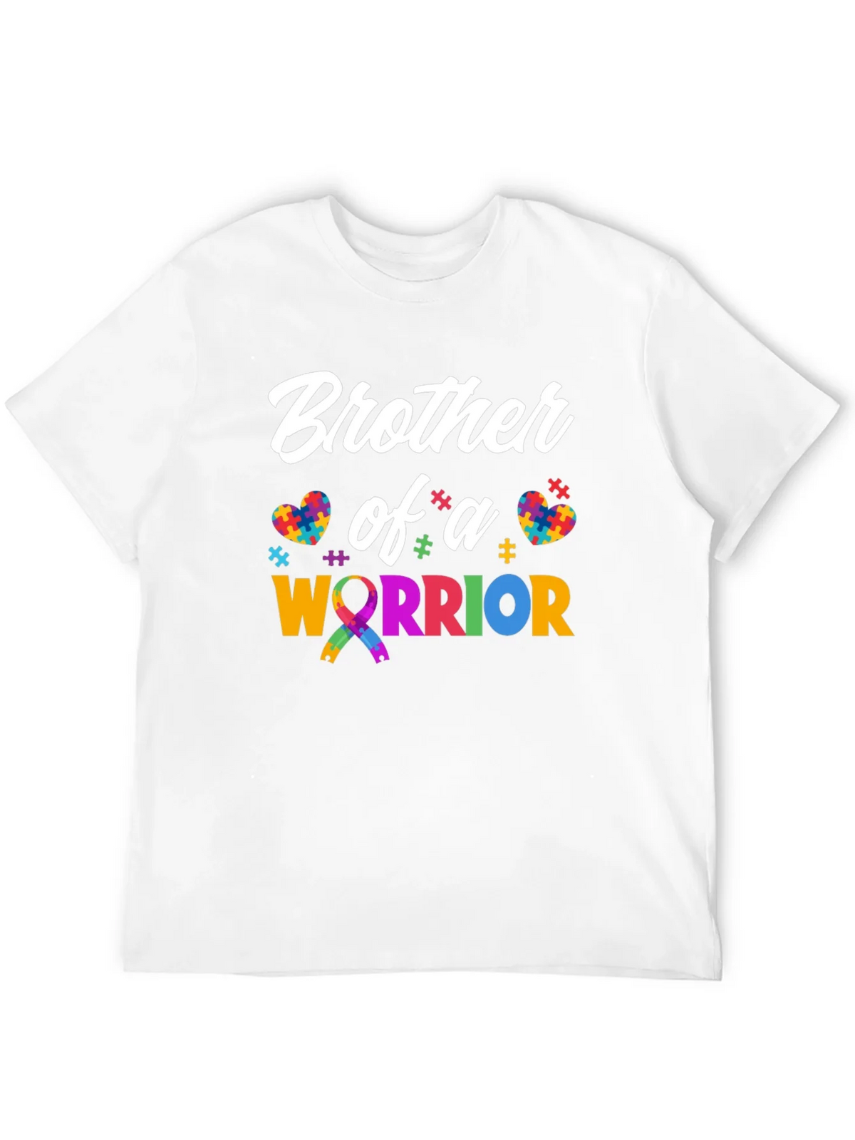 Brother of a Warrior Autism Awareness T-Shirt product image 3