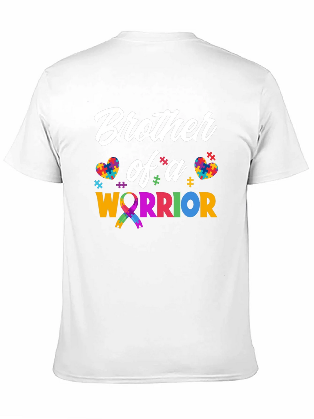 Brother of a Warrior Autism Awareness T-Shirt product image 2