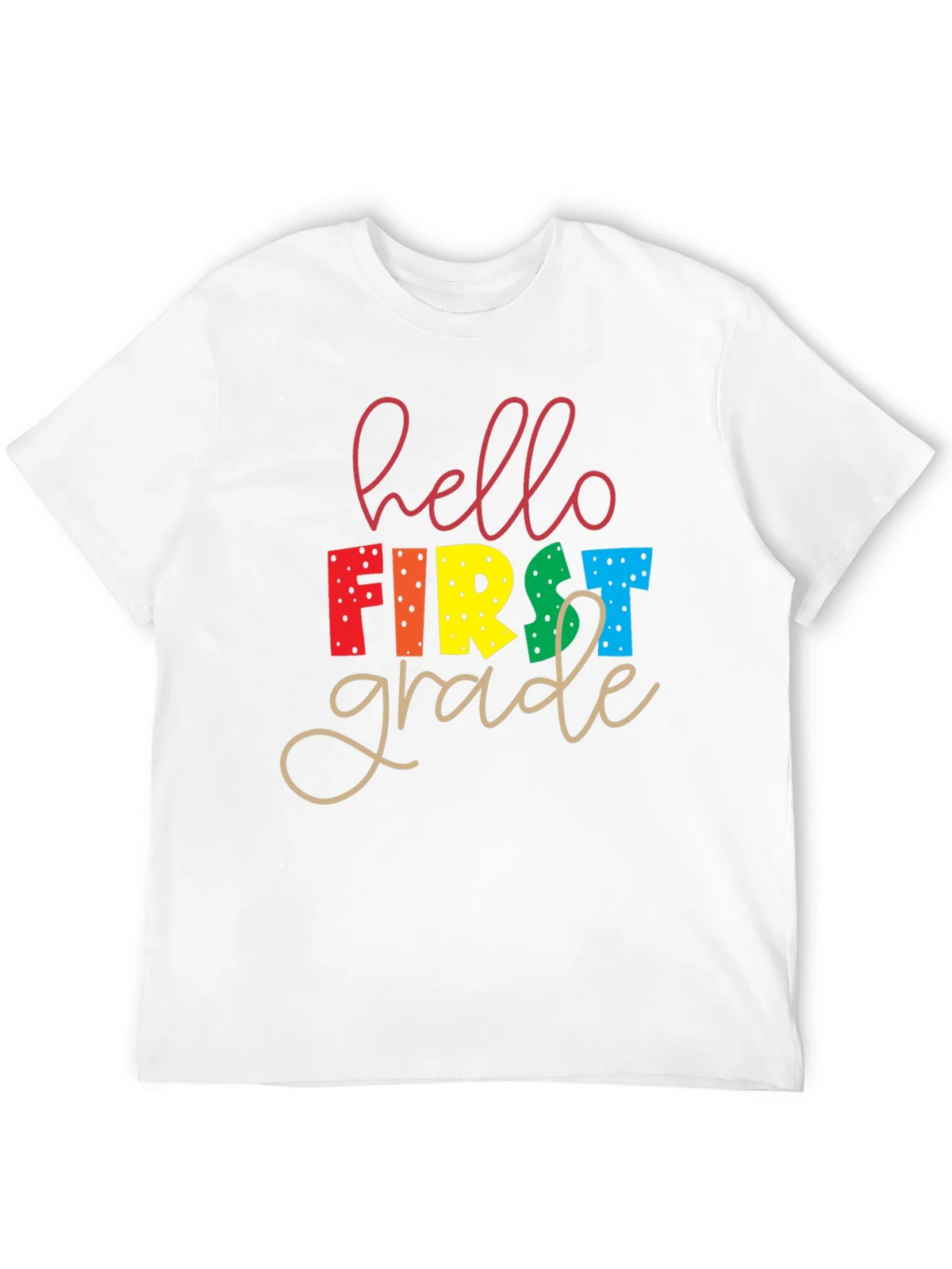 Hello First Grade T-Shirt - Back to School product image 3