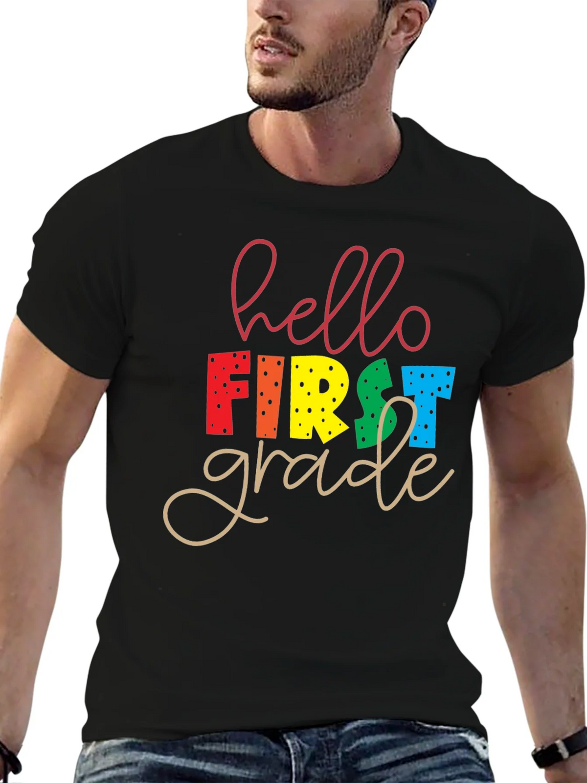 Hello First Grade T-Shirt - Back to School product image 9