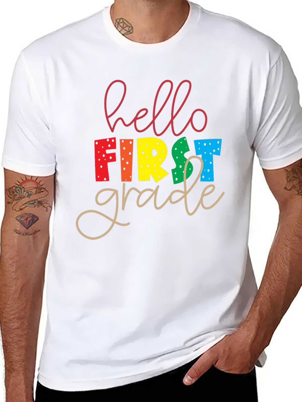 Hello First Grade T-Shirt - Back to School product image 10