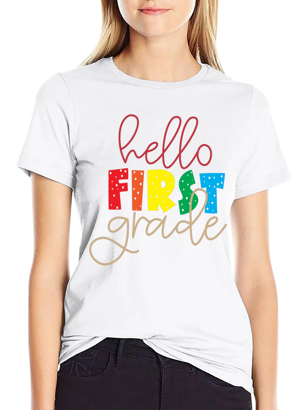 Hello First Grade T-Shirt - Back to School product image 11