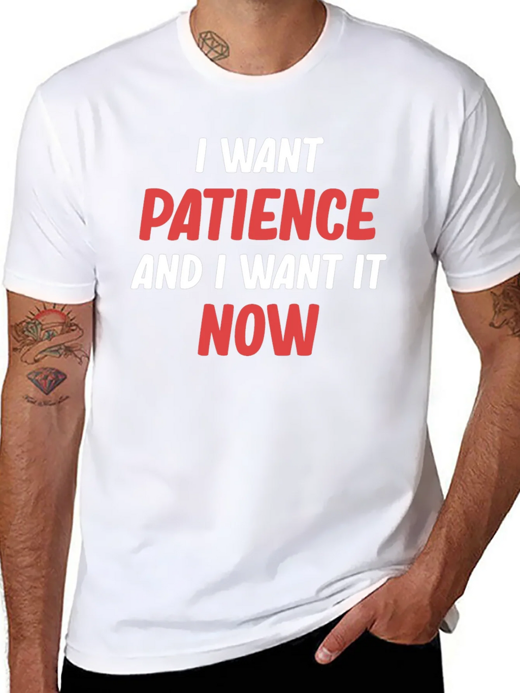 I Want Patience T-Shirt - Funny Slogan Tee product image 10