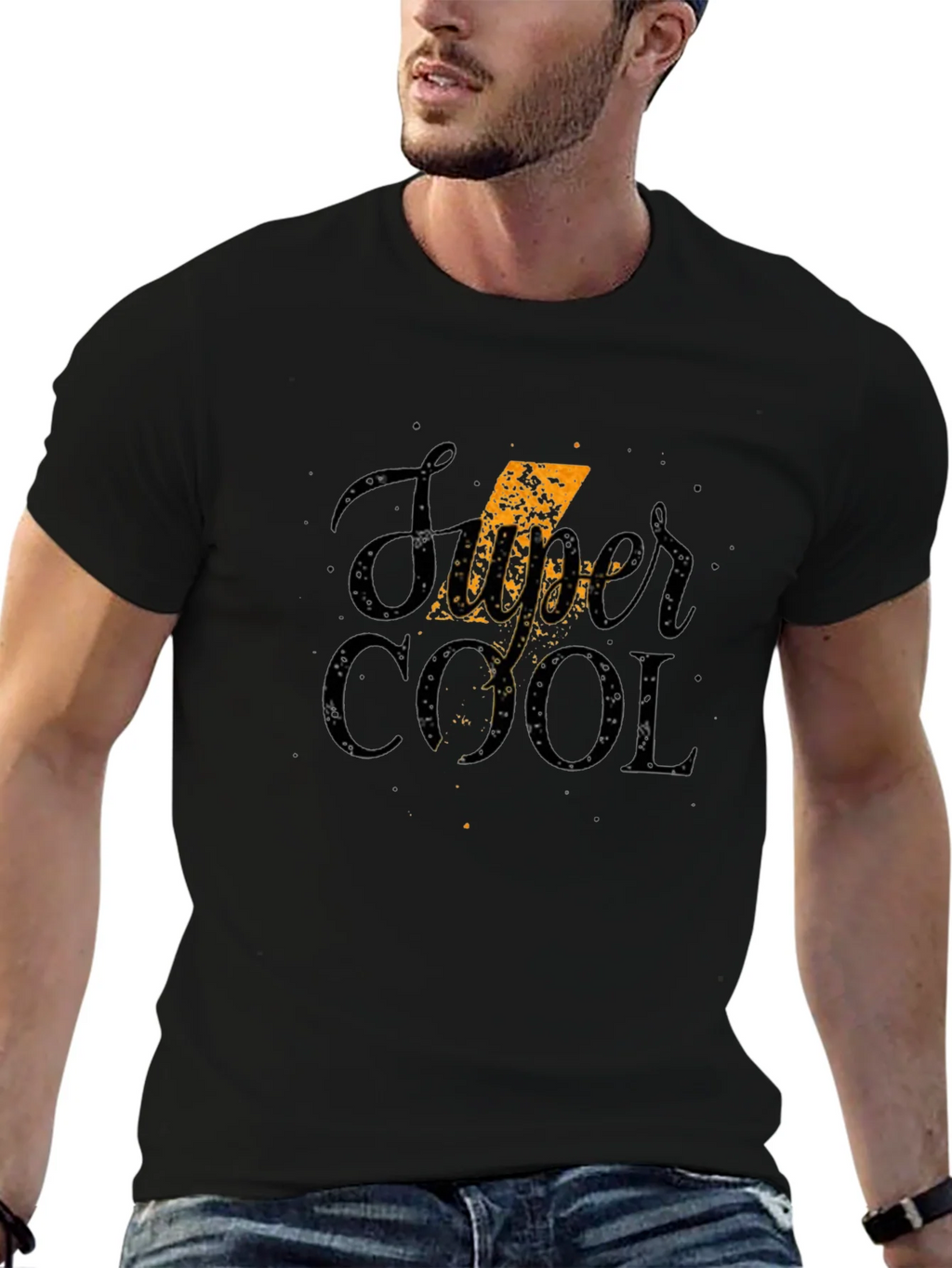 Super Cool Graphic Tee - Stylish Black T-Shirt product image 9