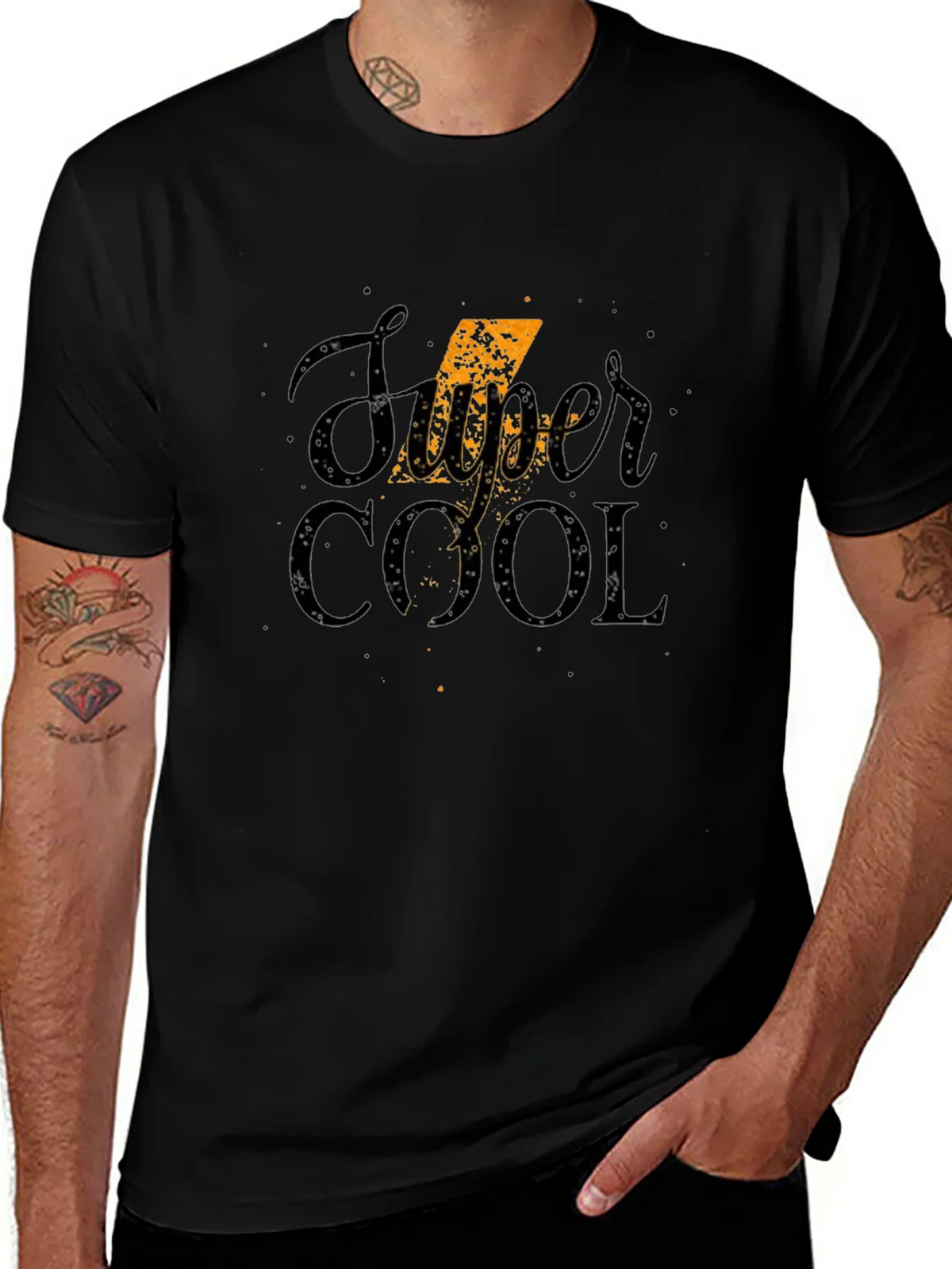 Super Cool Graphic Tee - Stylish Black T-Shirt product image 1