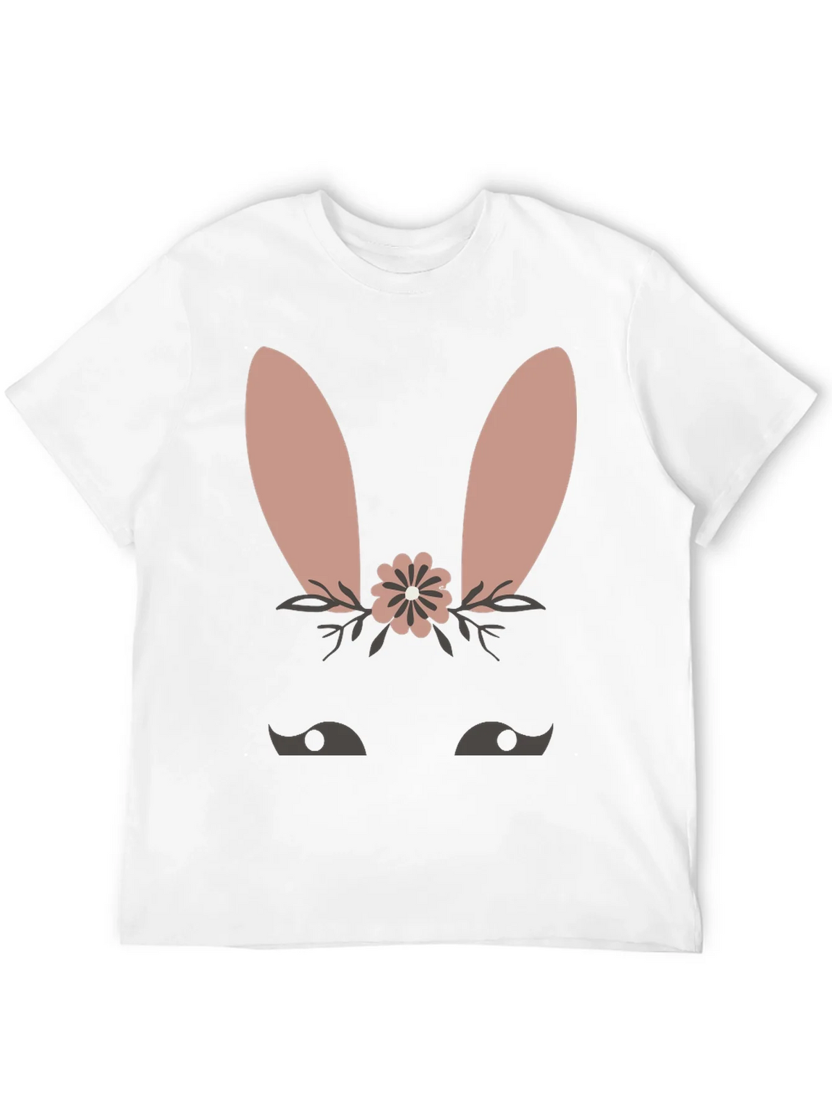 Cute Bunny Face T-Shirt - Easter Spring Tee product image 3