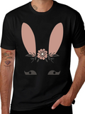 Cute Bunny Face T-Shirt - Easter Spring Tee product image 1
