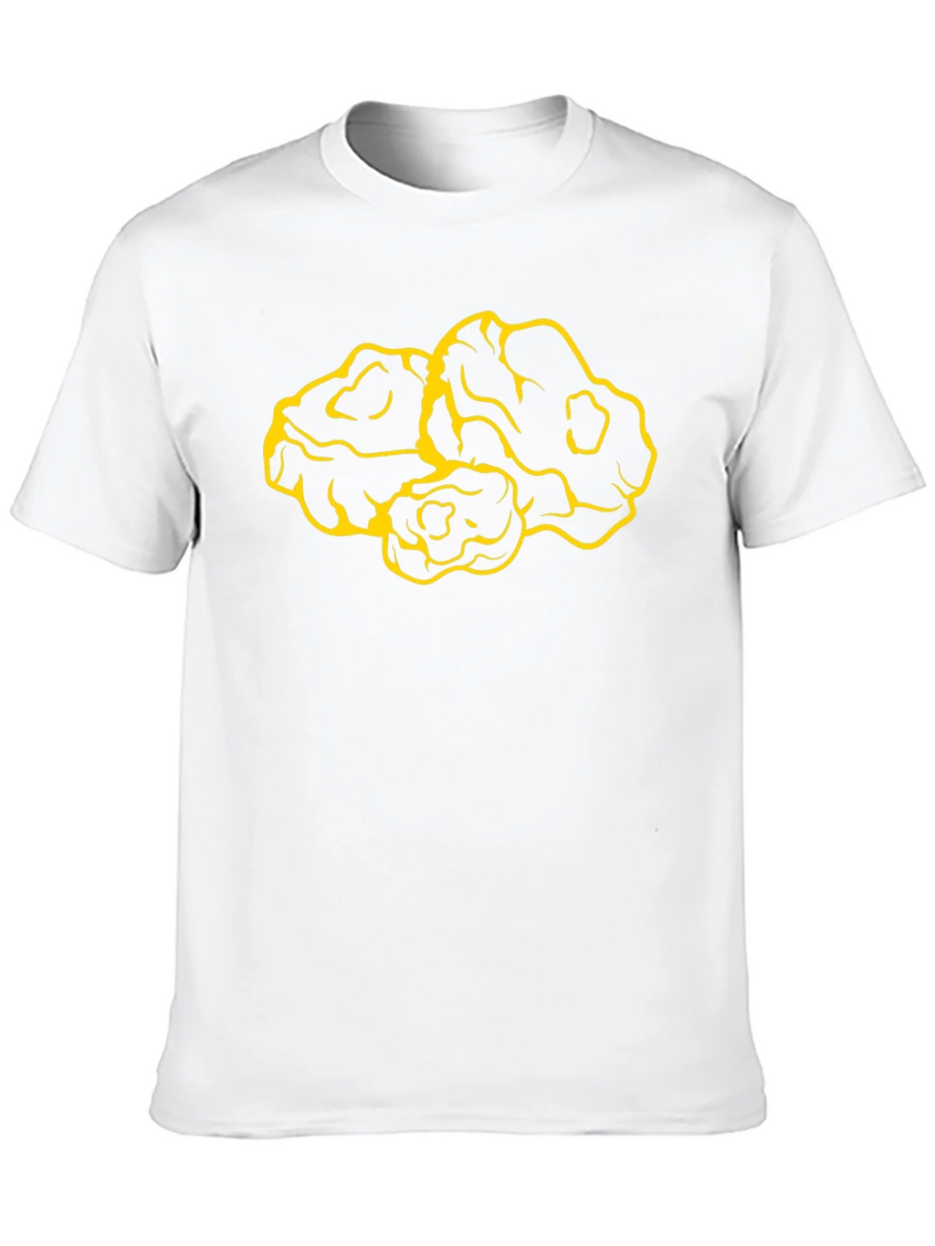 Graphic Tee: Abstract Yellow Design on Black product image 12