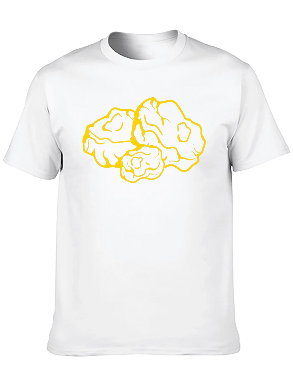 Graphic Tee: Abstract Yellow Design on Black product image 12