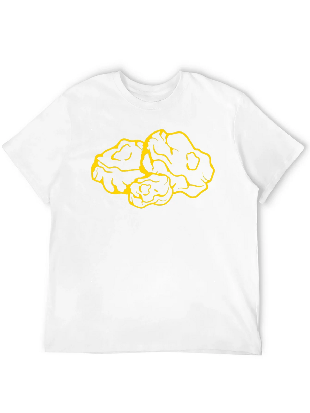 Graphic Tee: Abstract Yellow Design on Black product image 3