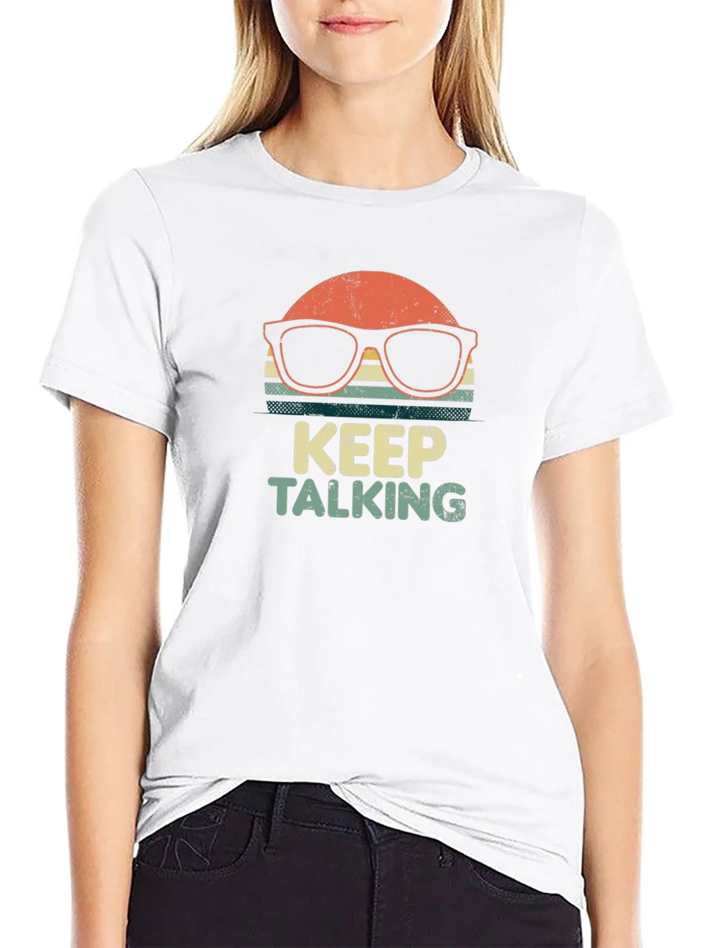 Keep Talking Retro Graphic T-Shirt product image 11