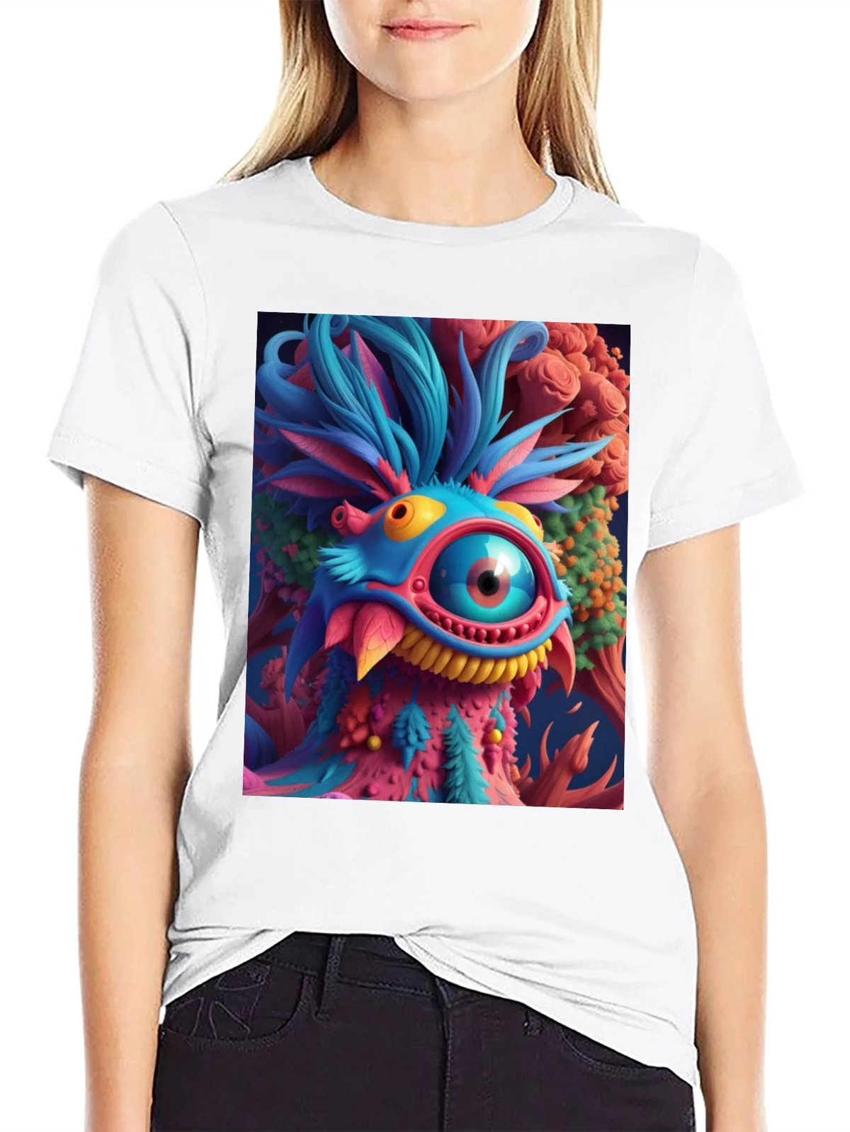 Funky Monster Graphic Tee - Eye-Catching Design product image 11