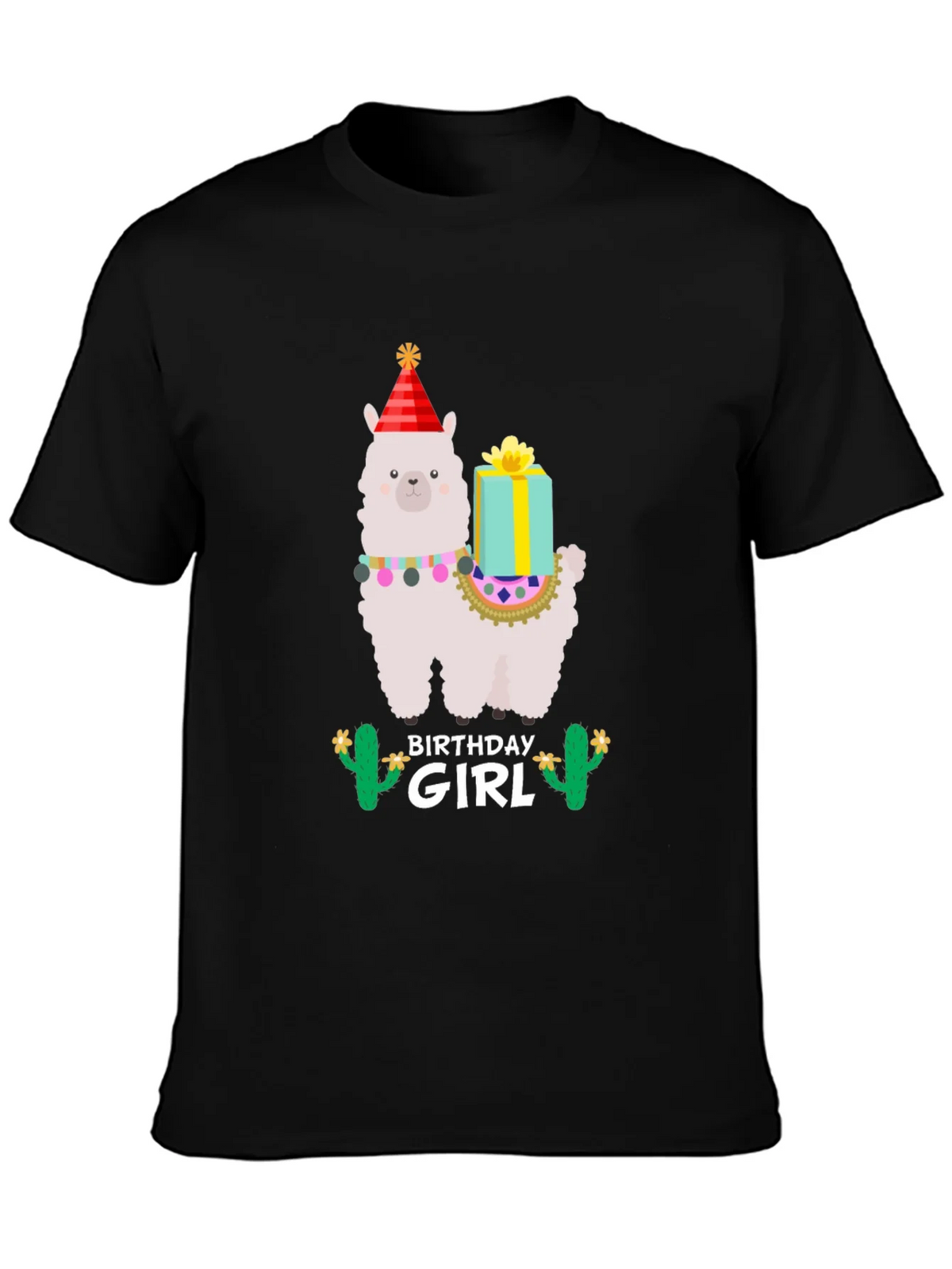 Birthday Girl Llama T-Shirt - Festive Celebration product image 6
