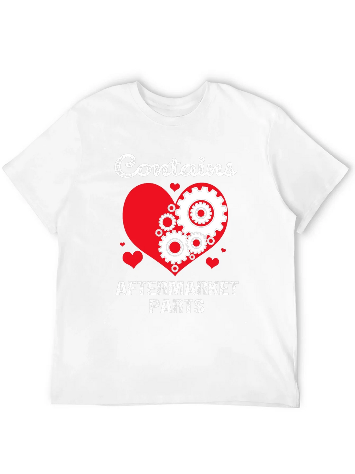 Contains Aftermarket Parts T-Shirt Mechanic Gift Idea product image 3