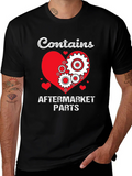 Contains Aftermarket Parts T-Shirt Mechanic Gift Idea product image 1