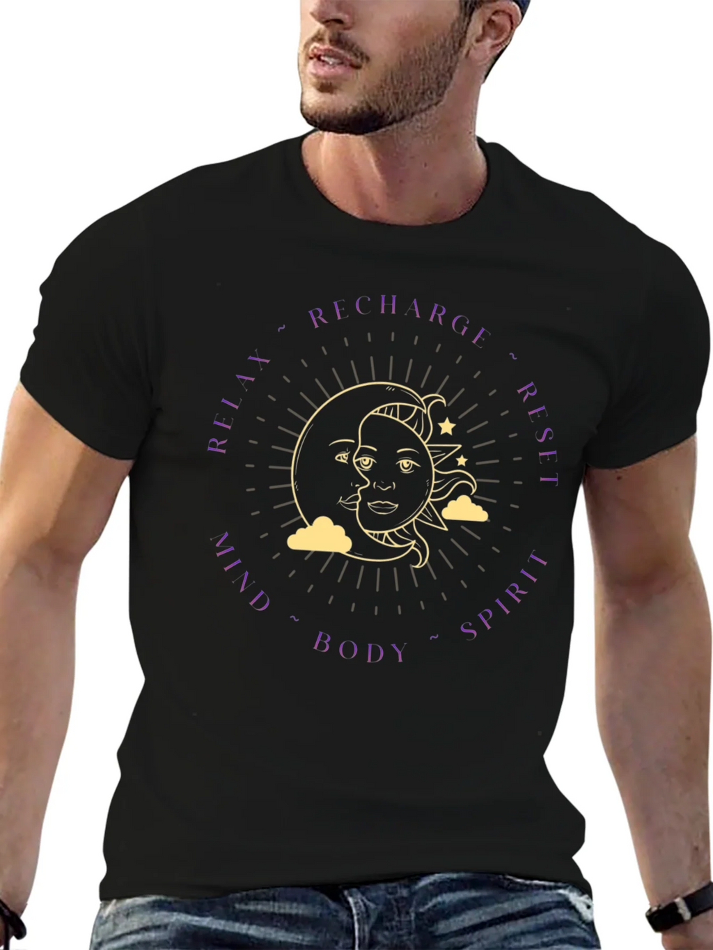Recharge Mind Body Spirit Graphic Tee product image 9