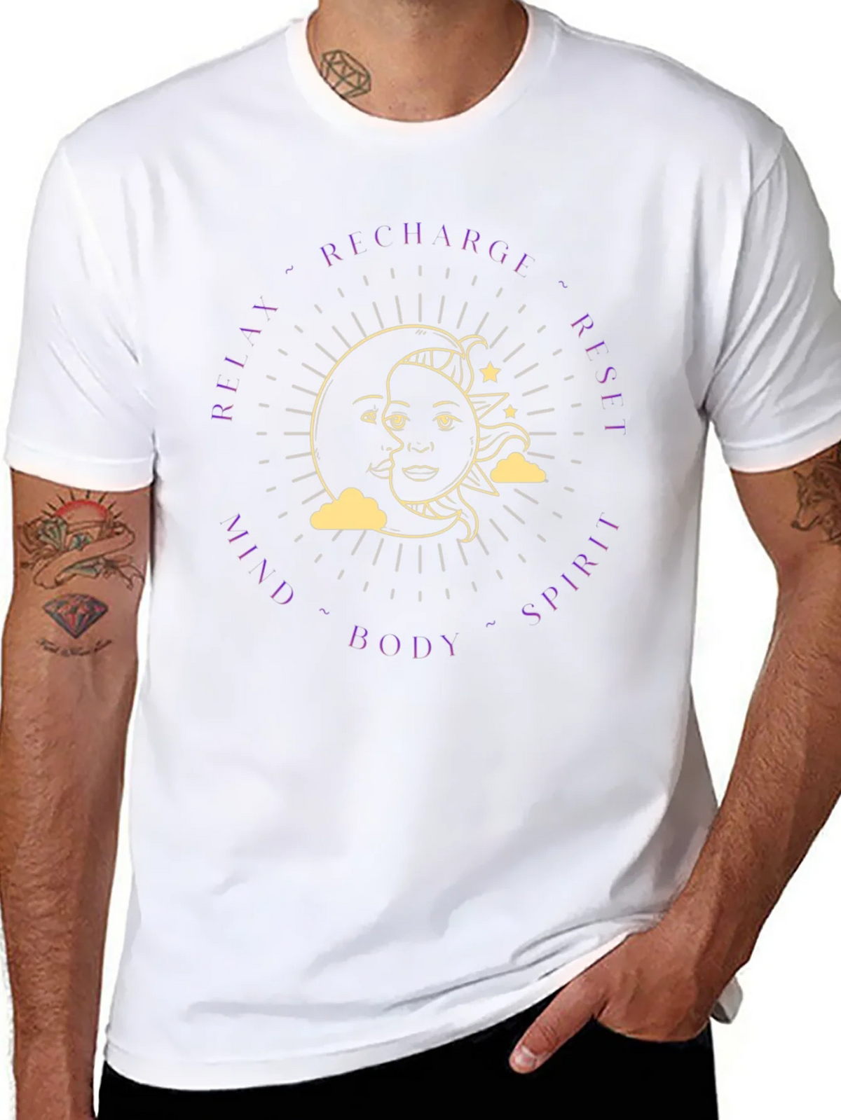 Recharge Mind Body Spirit Graphic Tee product image 10
