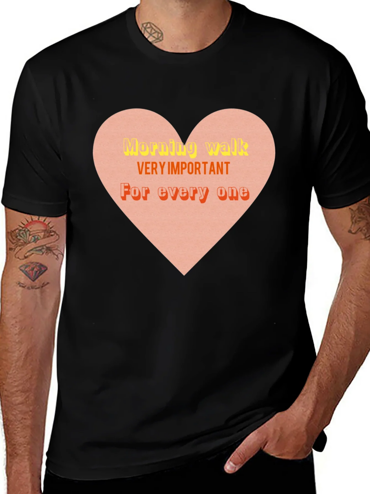 Motivational Heart Graphic T-Shirt product image 1
