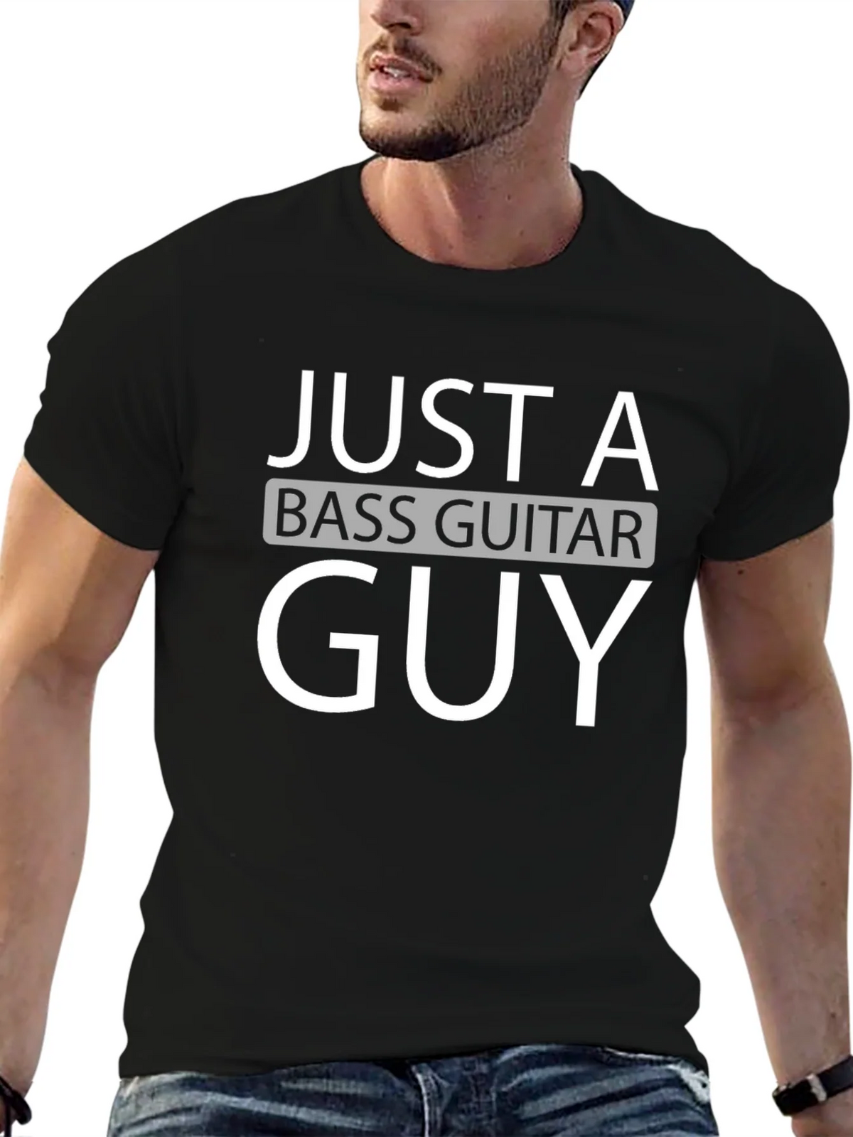 Bass Guitar Guy T-Shirt - Music Lover Tee product image 9