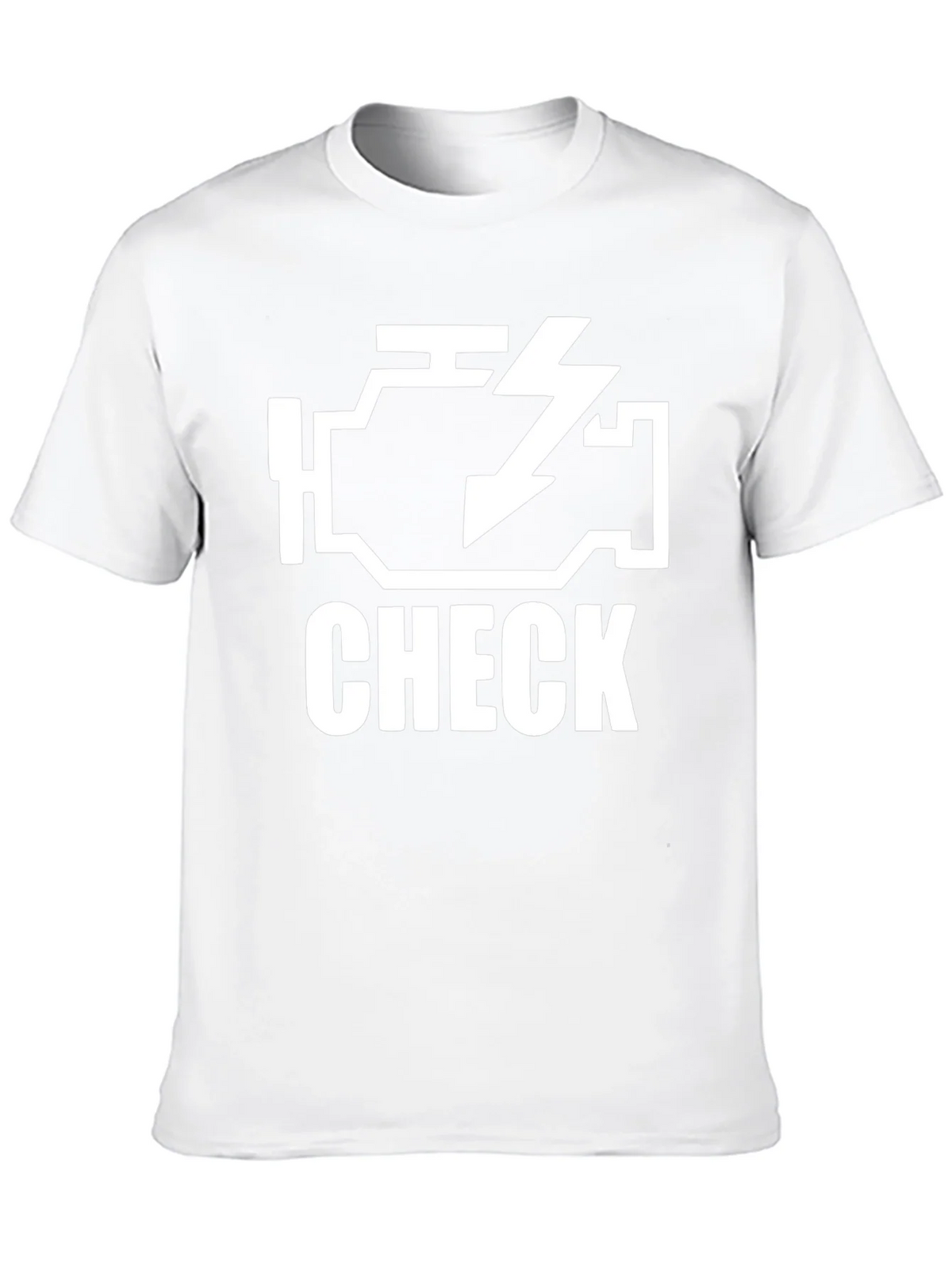 Check Engine Light Black Graphic T-Shirt product image 12
