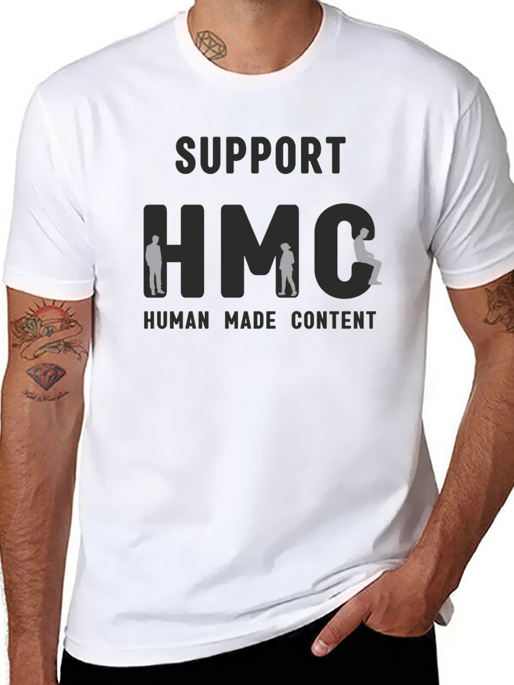 Human Made Content T-Shirt - Black product image 10