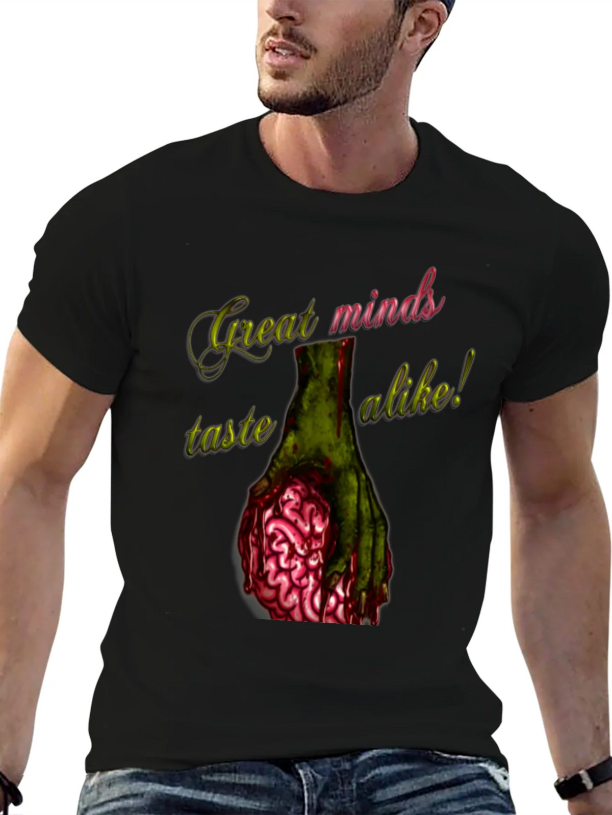 Zombie Brain T-Shirt - Great Minds Taste Alike product image 9
