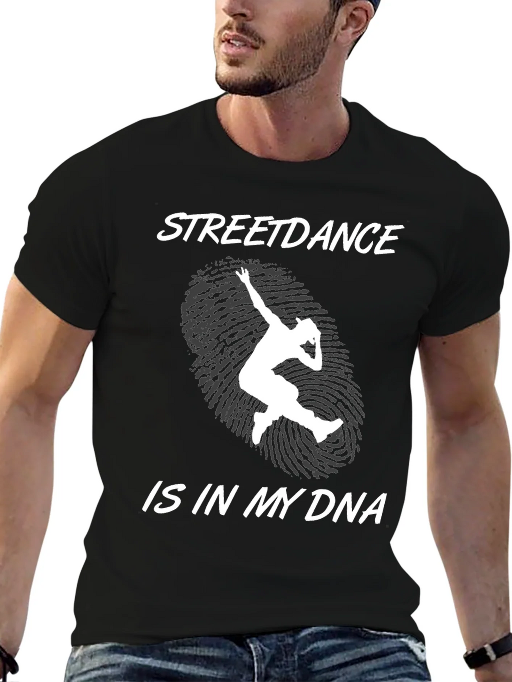 Streetdance DNA Graphic Tee - Black Cotton T-Shirt product image 9