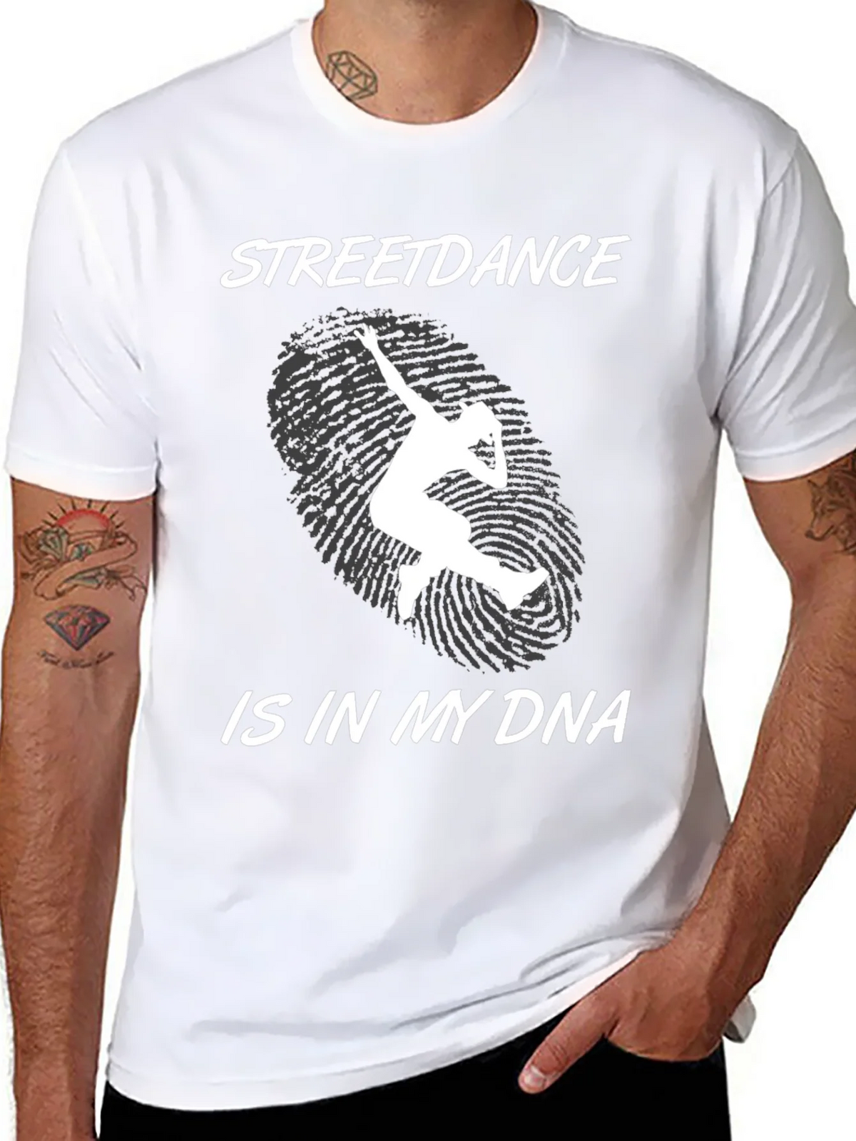 Streetdance DNA Graphic Tee - Black Cotton T-Shirt product image 10