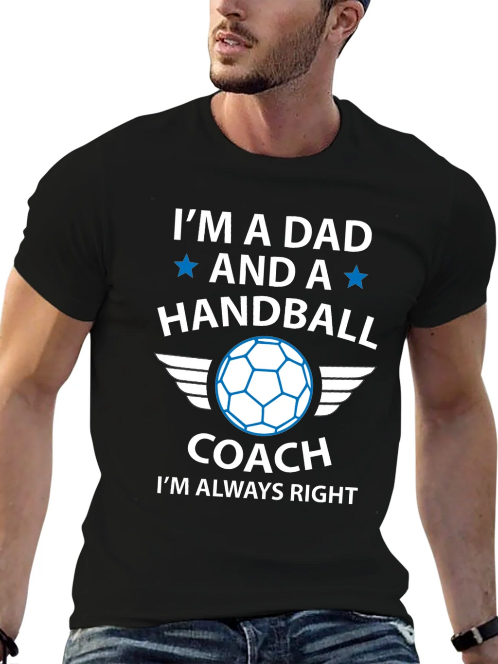Handball Dad Coach T-Shirt - Always Right! product image 9