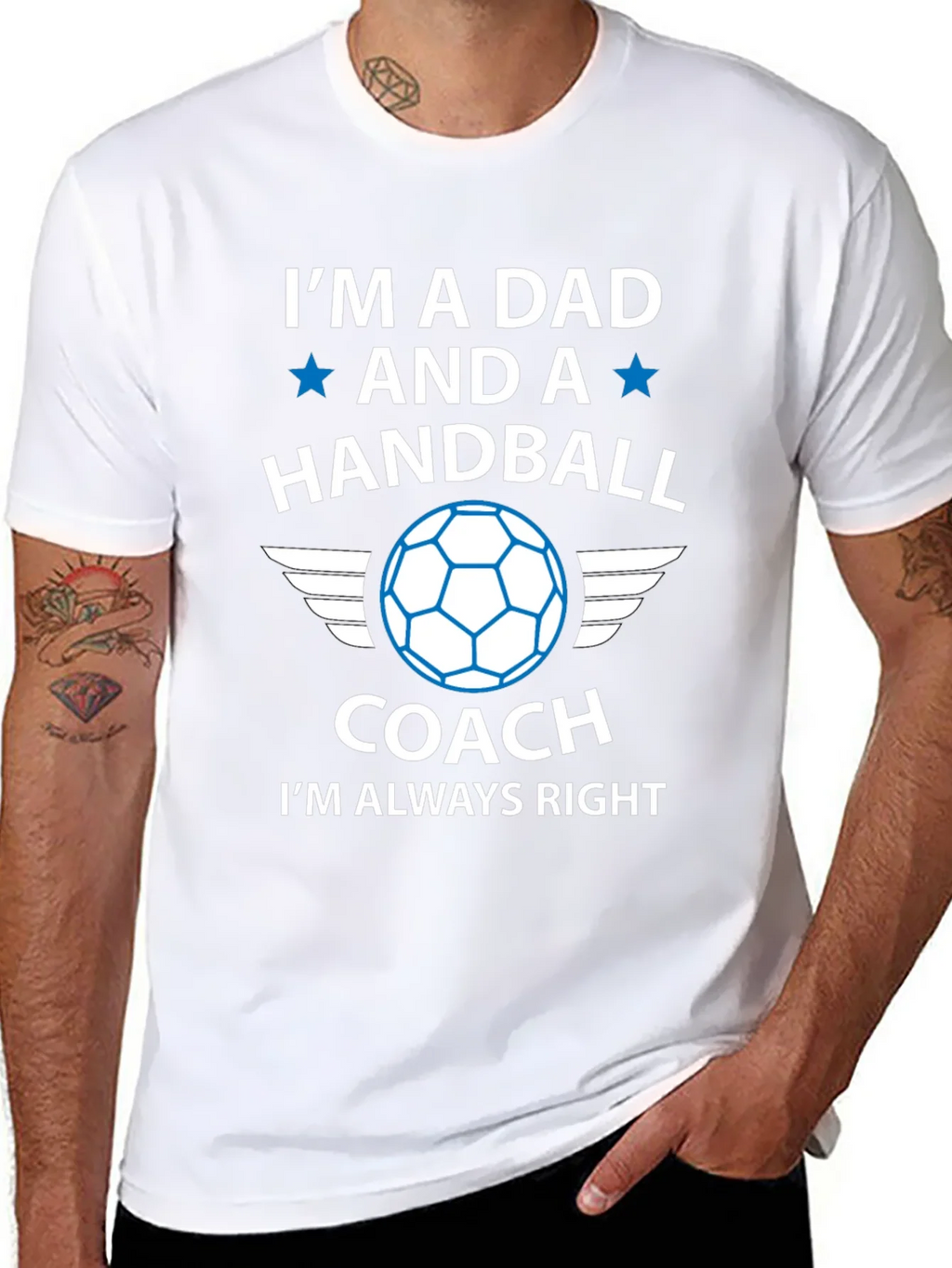 Handball Dad Coach T-Shirt - Always Right! product image 10
