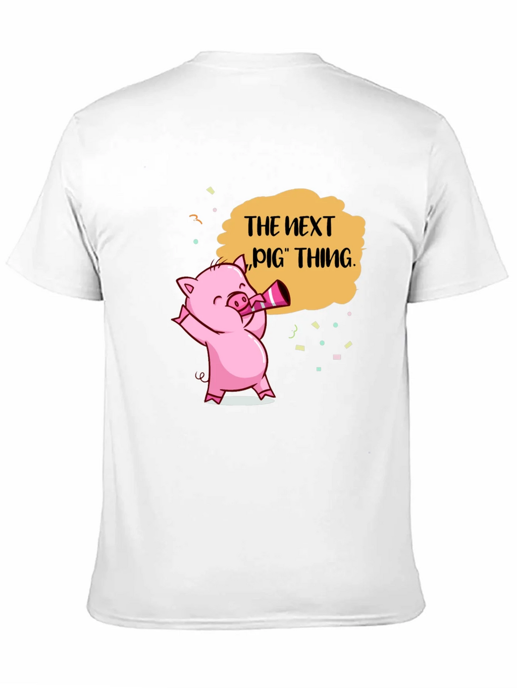 Next Pig Thing Graphic Tee - Black Cotton T-Shirt product image 2