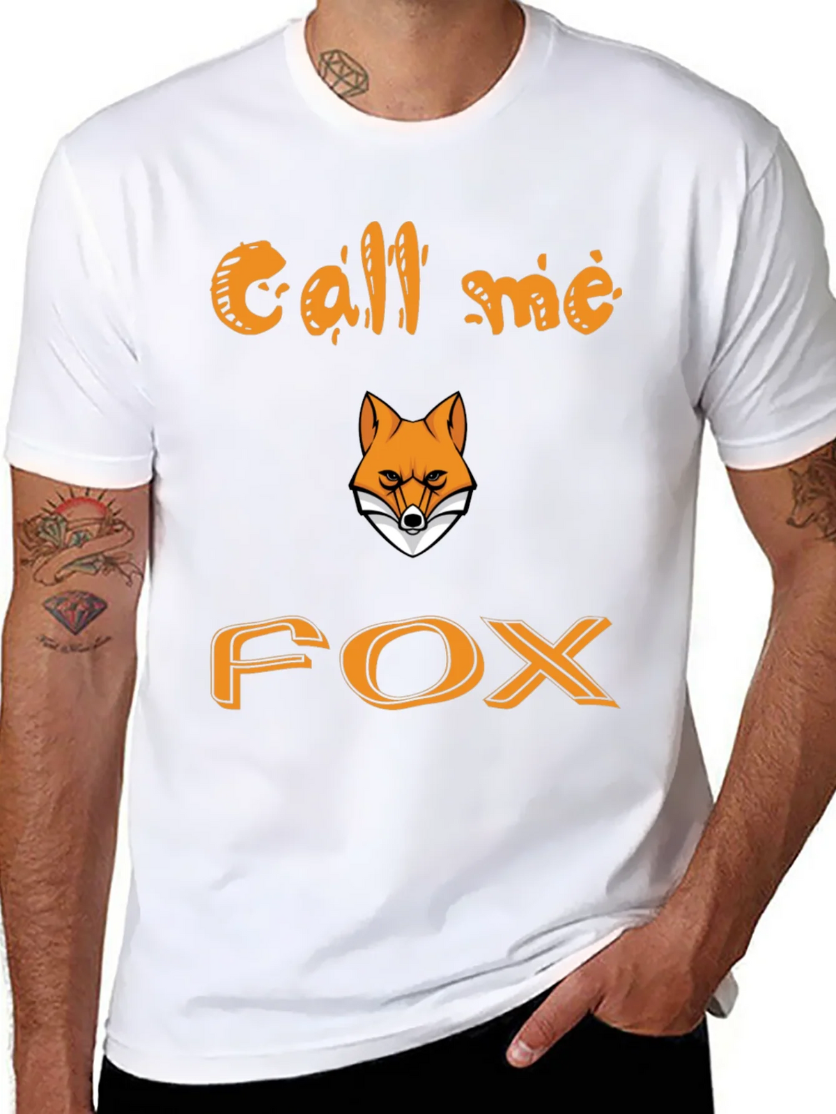 Call Me Fox Graphic Tee - Cool Animal T-Shirt product image 10