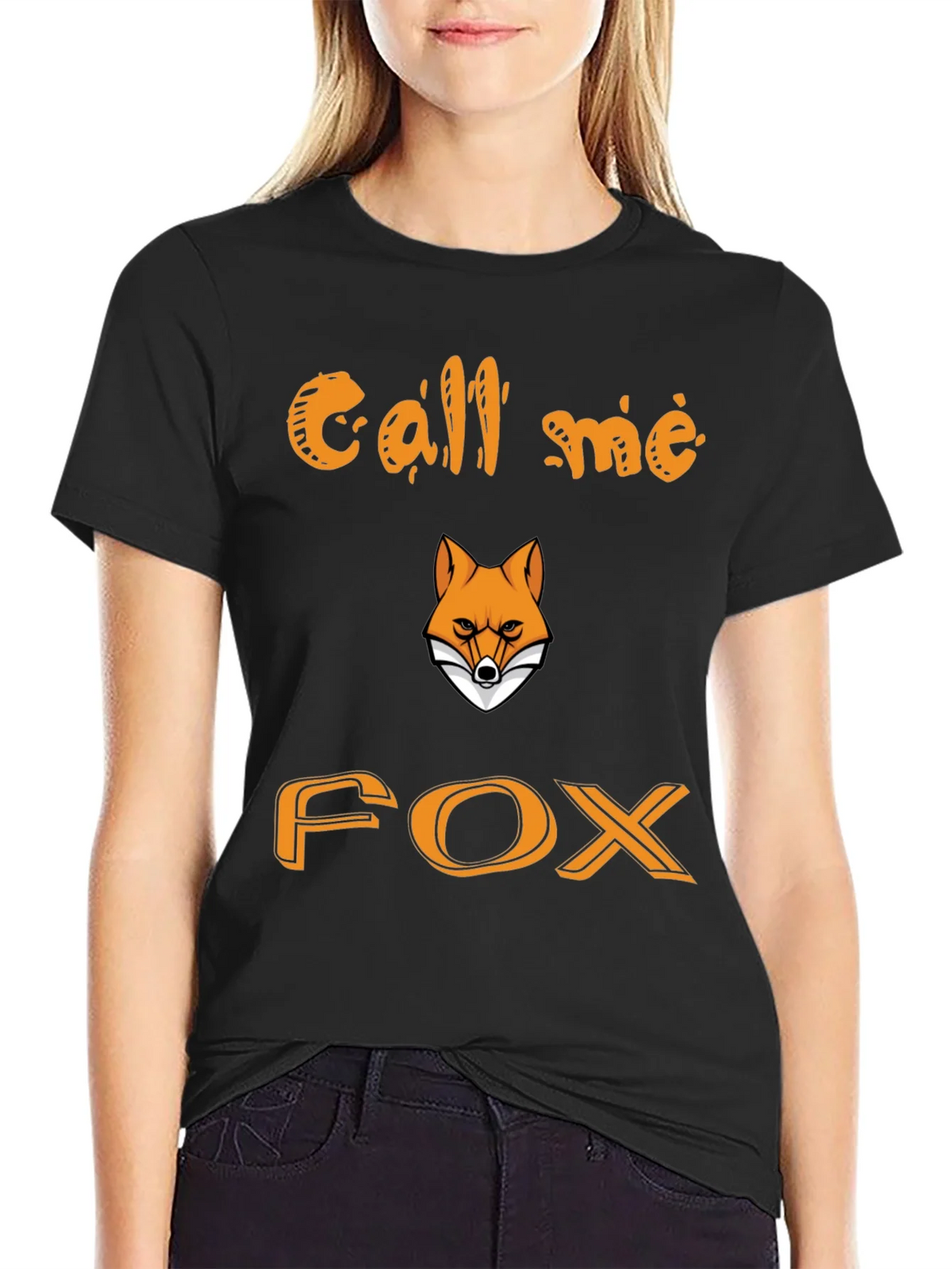 Call Me Fox Graphic Tee - Cool Animal T-Shirt product image 5