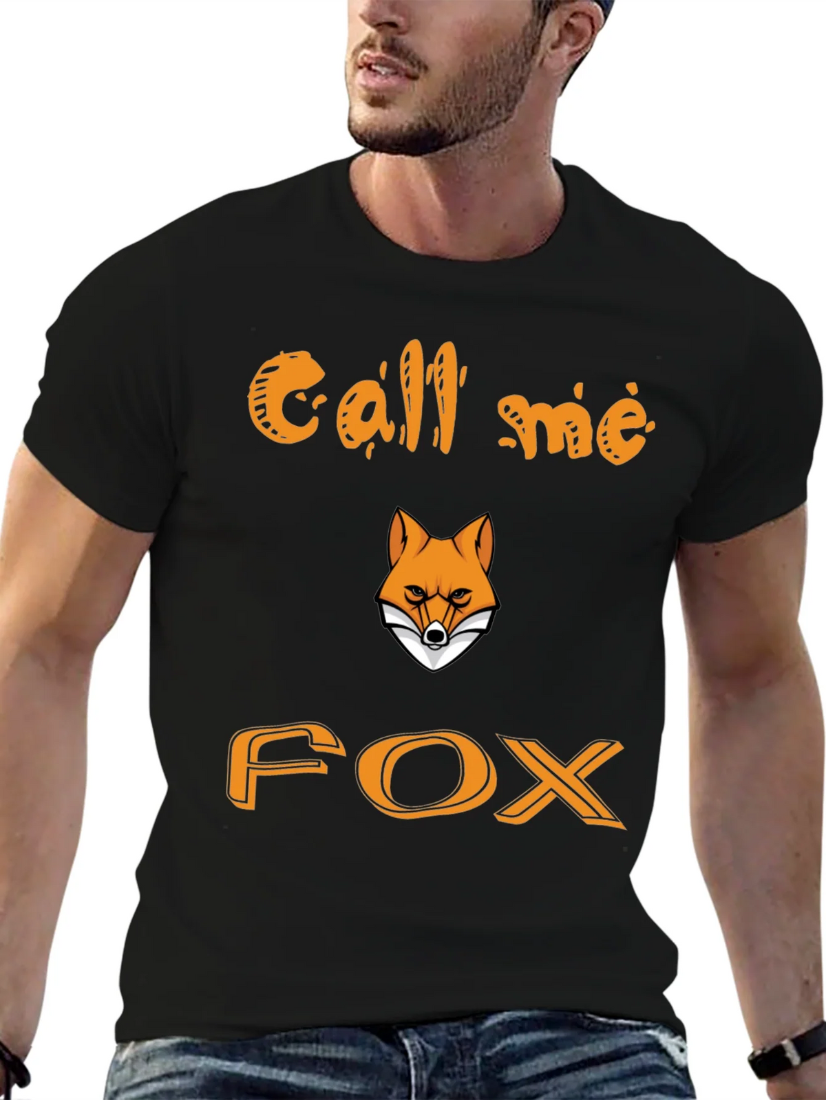Call Me Fox Graphic Tee - Cool Animal T-Shirt product image 9