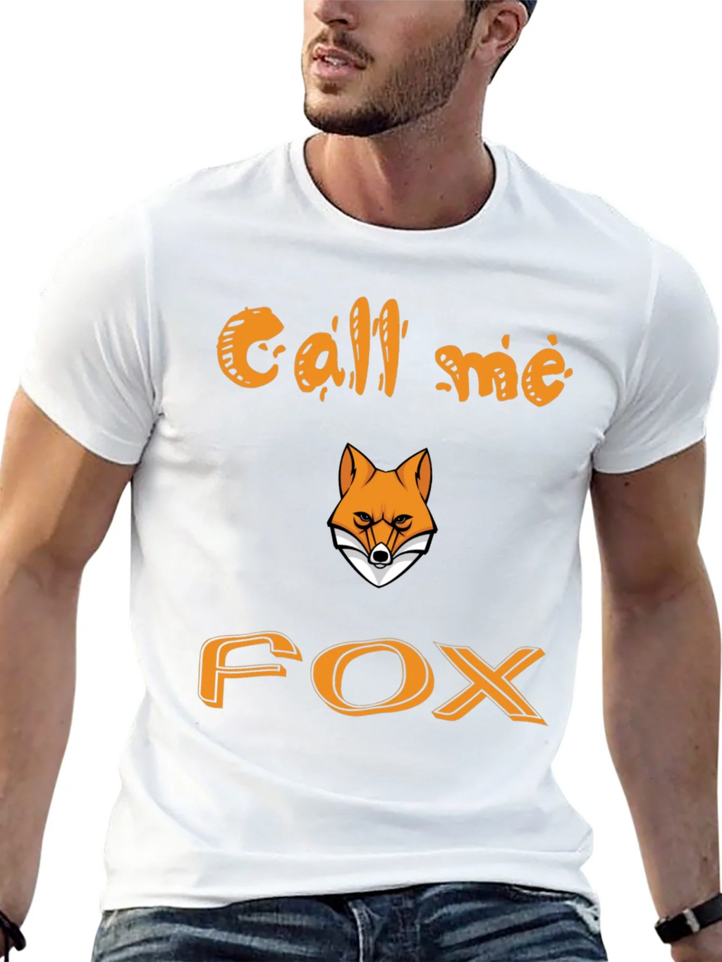 Call Me Fox Graphic Tee - Cool Animal T-Shirt product image 4