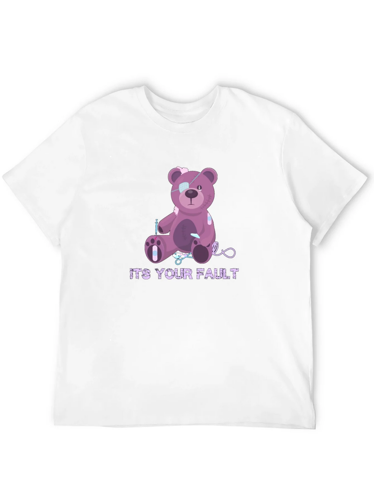 Its Your Fault Teddy Bear T-Shirt product image 3
