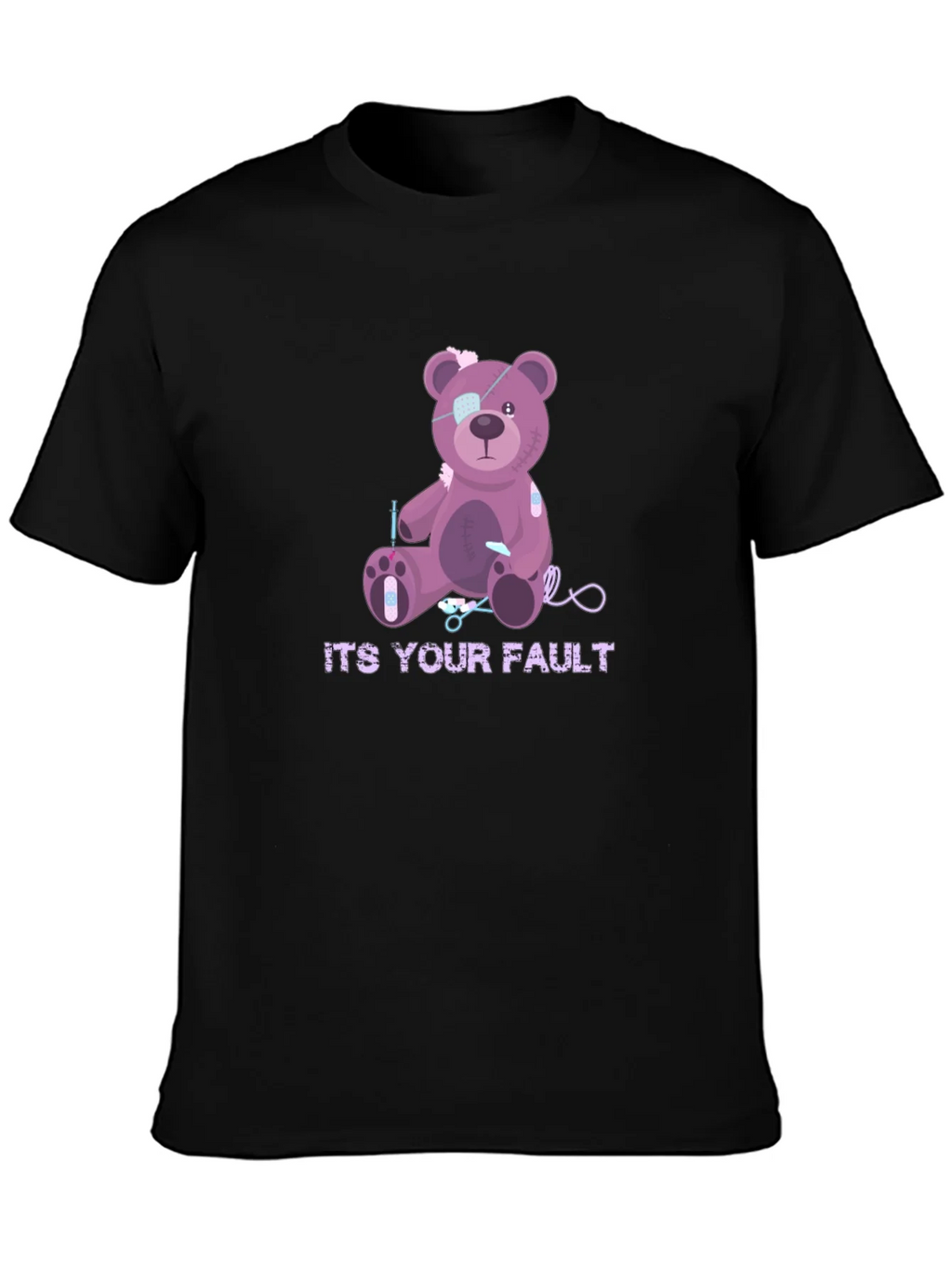 Its Your Fault Teddy Bear T-Shirt product image 6