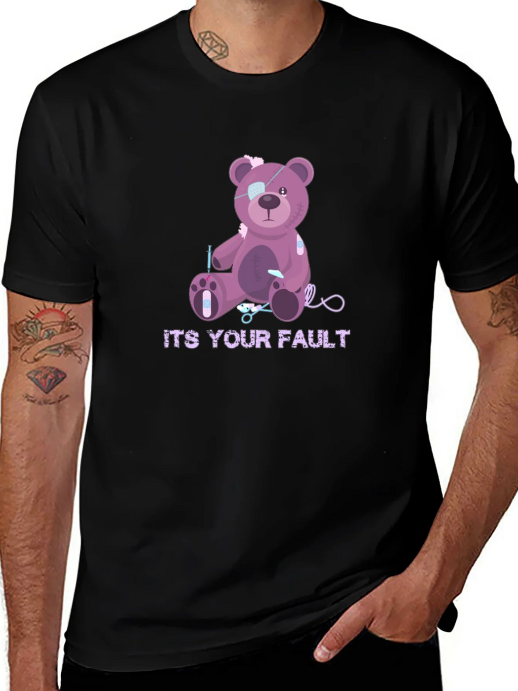 Its Your Fault Teddy Bear T-Shirt product image 1