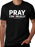 Pray Continually T-Shirt - 1 Thessalonians 5:17 - Christian product image 1