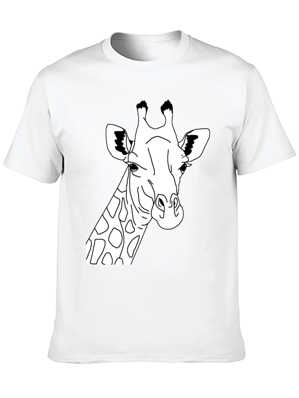 Giraffe Graphic Tee - Black Crew Neck T-Shirt product image 12