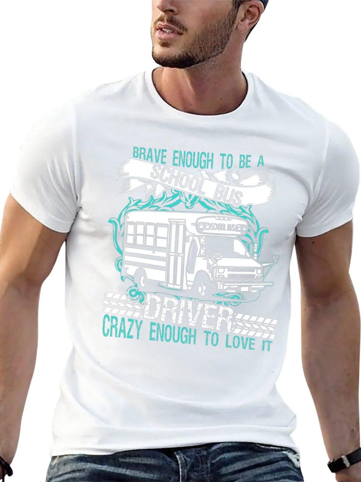 School Bus Driver Graphic T-Shirt product image 4