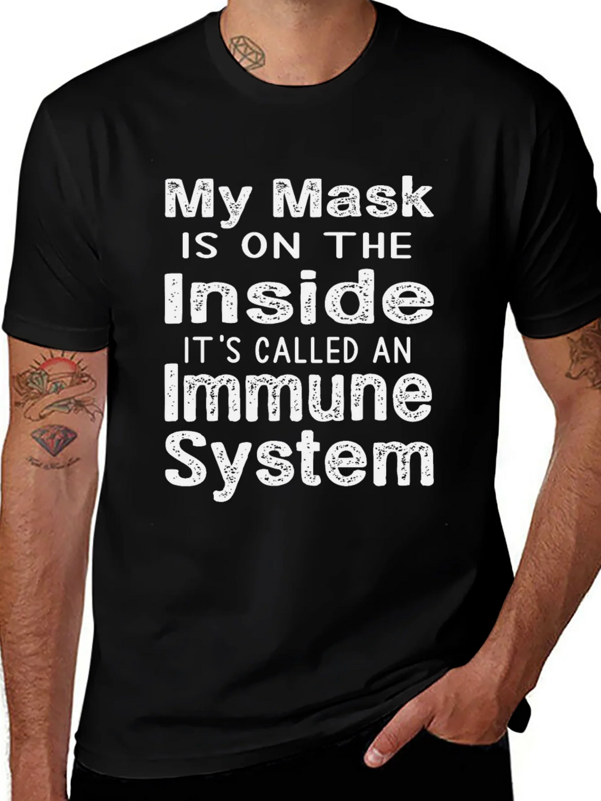 Immune System T-Shirt Novelty Slogan Tee product image 1