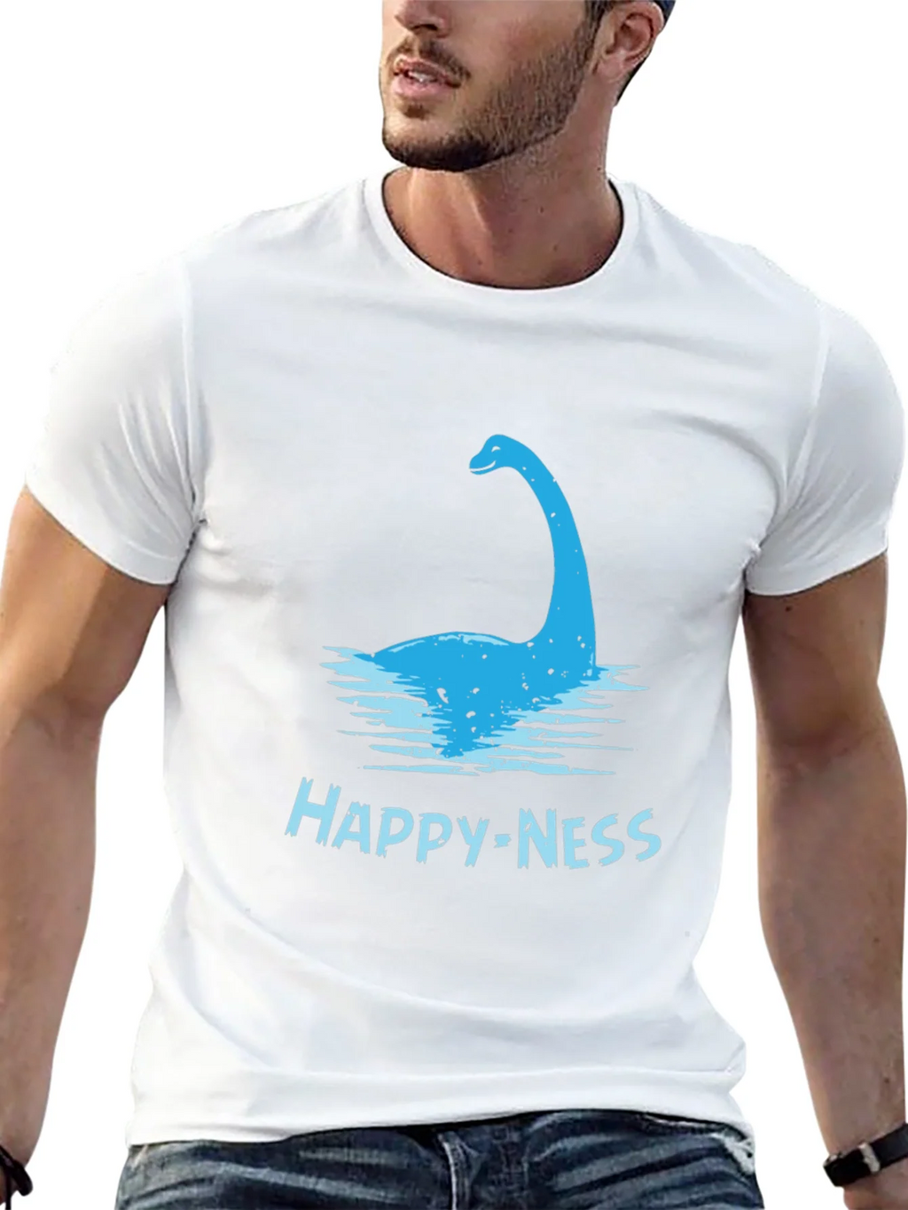 Happy-Ness Loch Ness Monster Graphic Tee product image 4