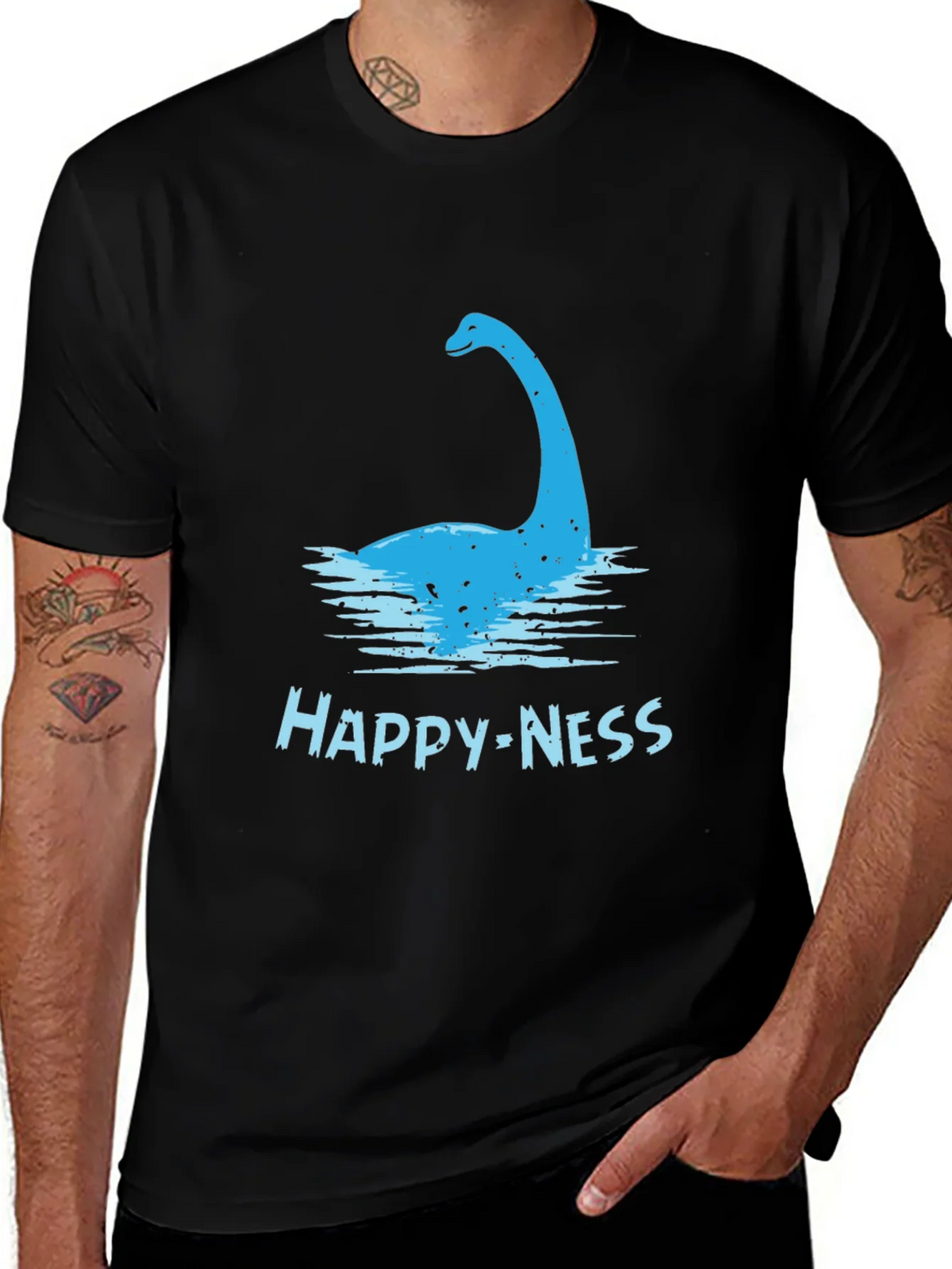Happy-Ness Loch Ness Monster Graphic Tee product image 1