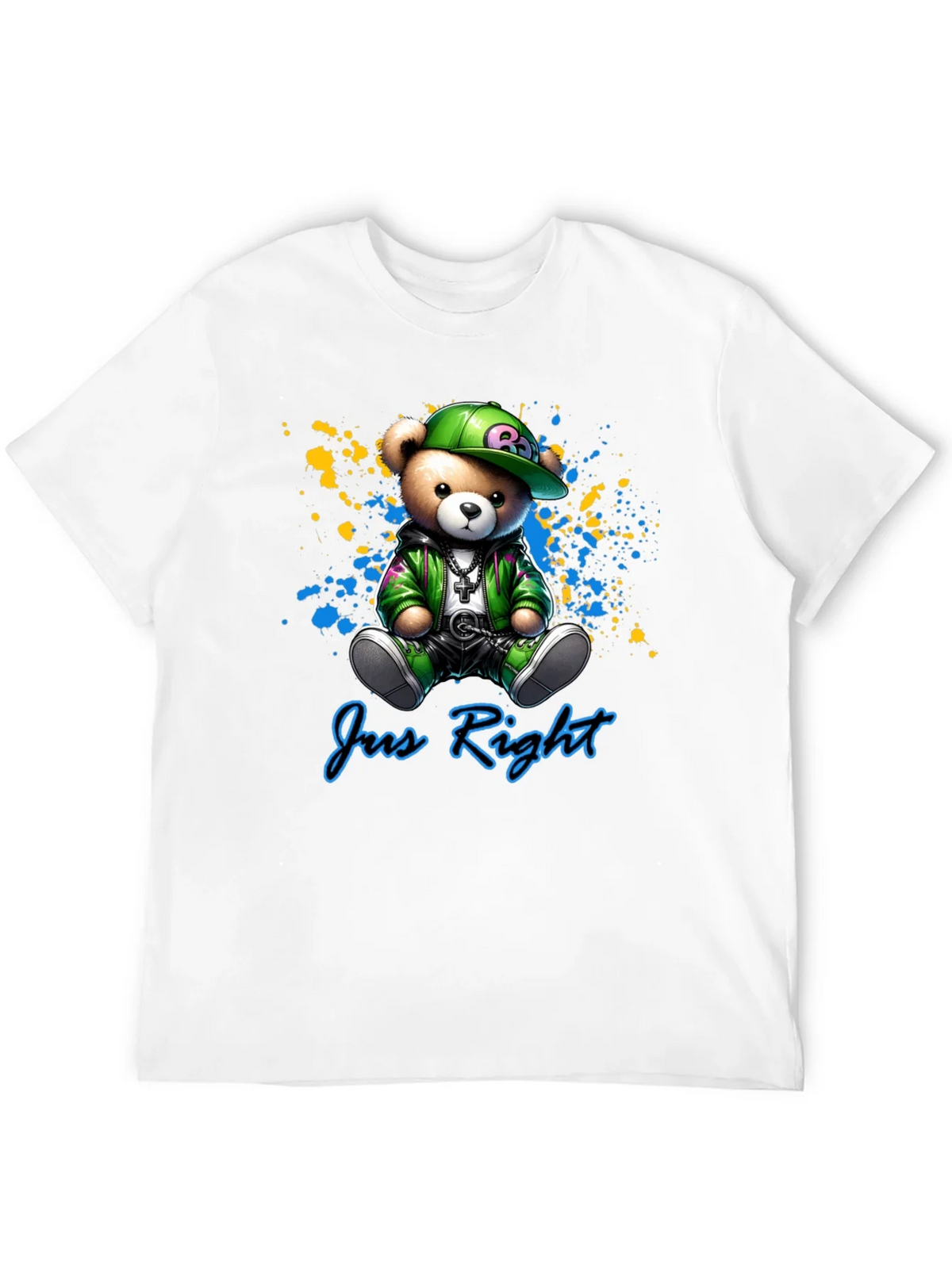 Jus Right Teddy Bear Graphic T-Shirt product image 3