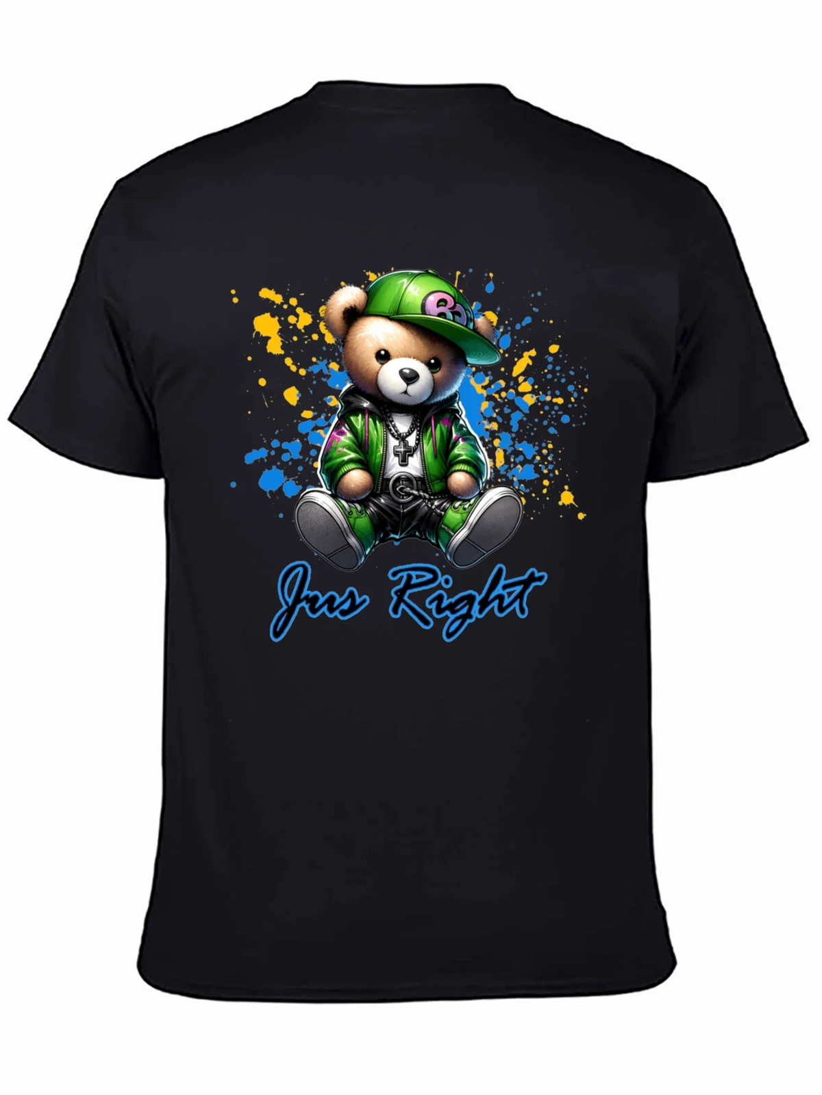 Jus Right Teddy Bear Graphic T-Shirt product image 7