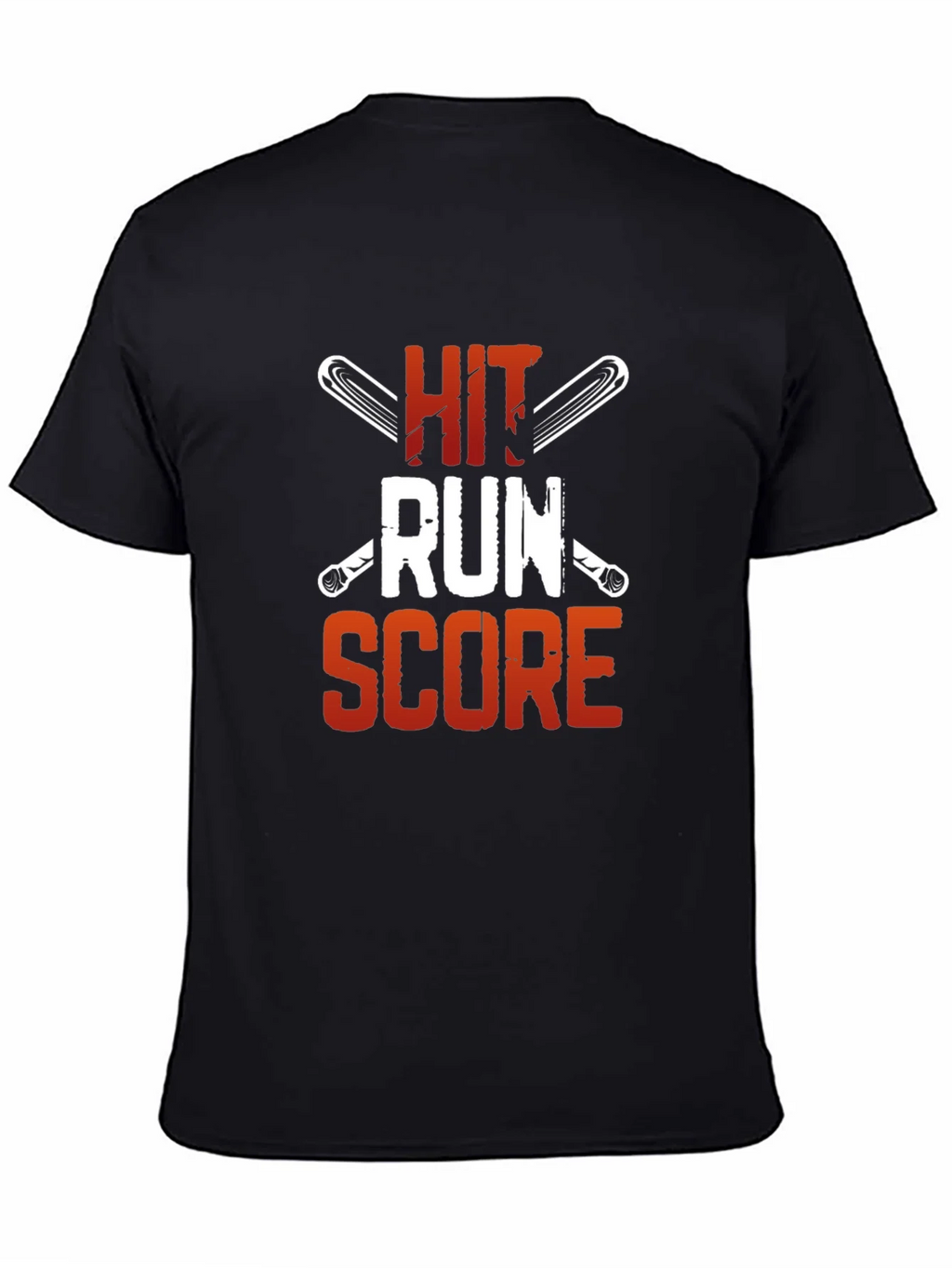 Hit Run Score Baseball T-Shirt product image 7