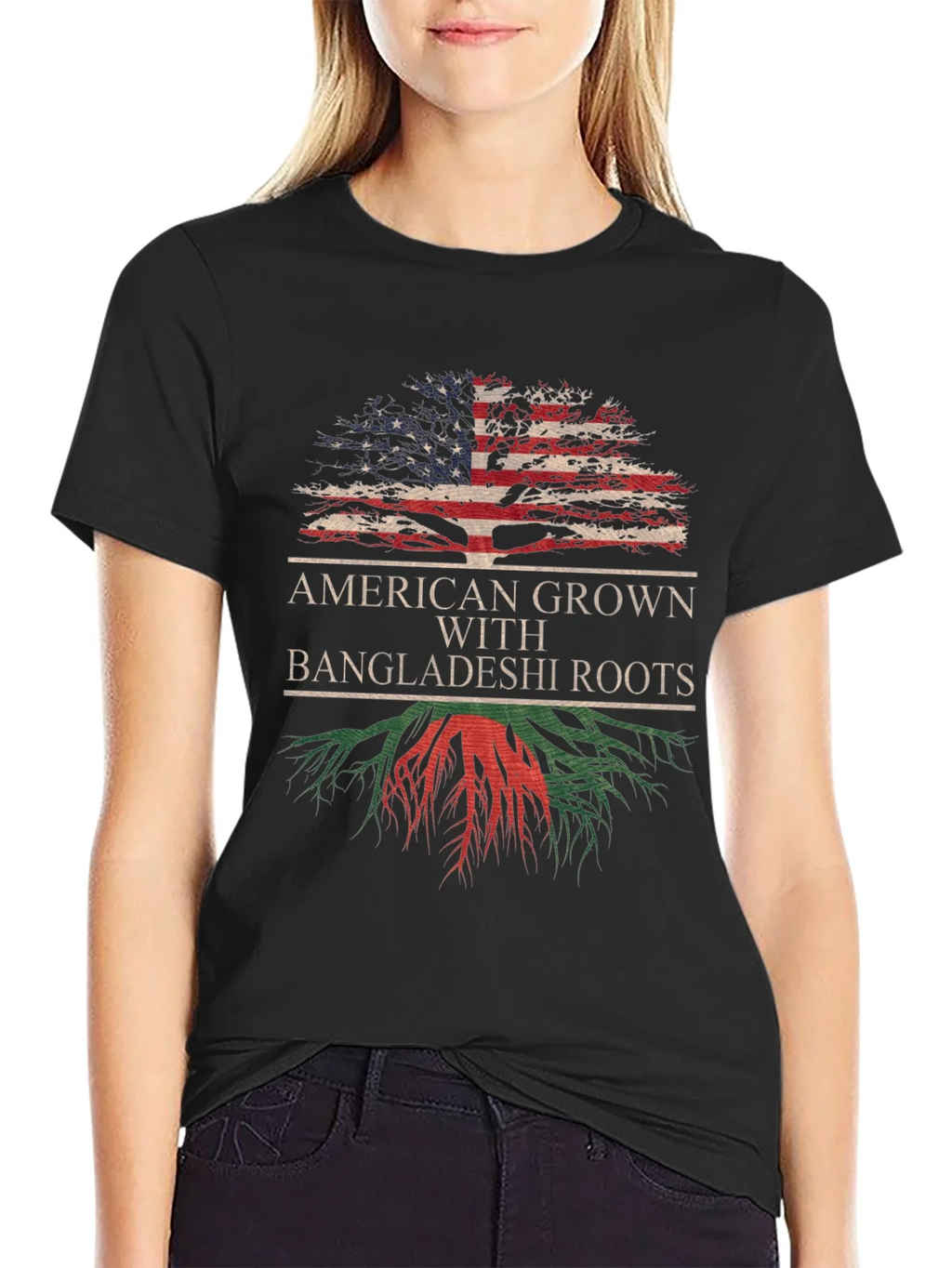American Grown with Bangladeshi Roots T-Shirt product image 5